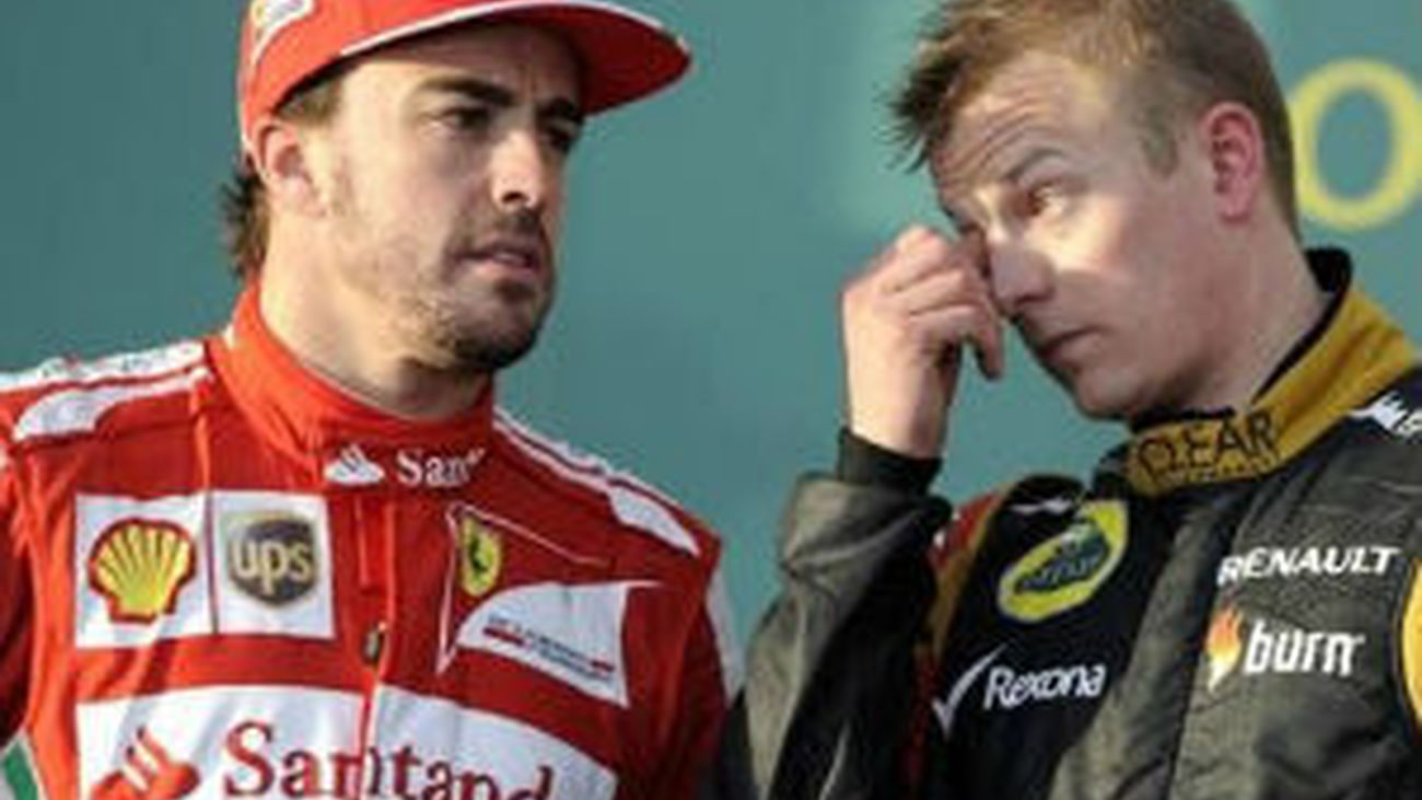 Fernando Alonso y Raikkonen