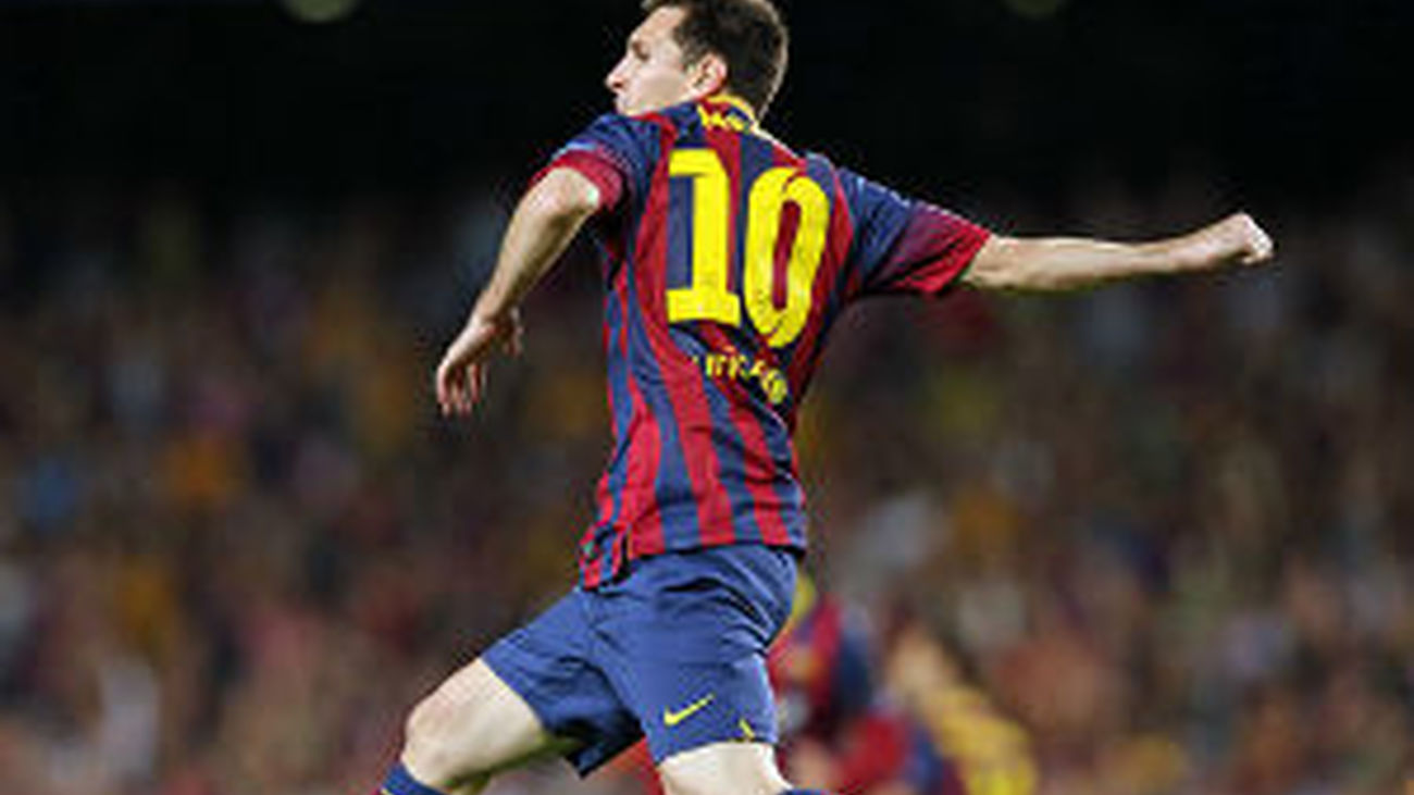 4-0. Al Barça le basta con Messi ante el Ajax