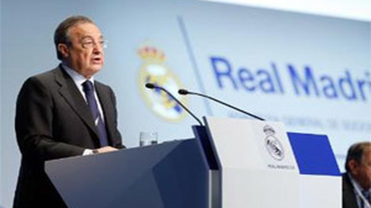 Florentino presenta cuentas "espectaculares" con 520,9 millones de ingresos