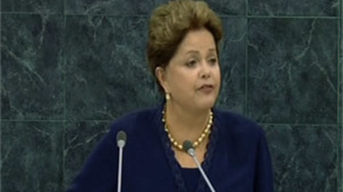 La presidenta de Brasil, Dilma Rousseff