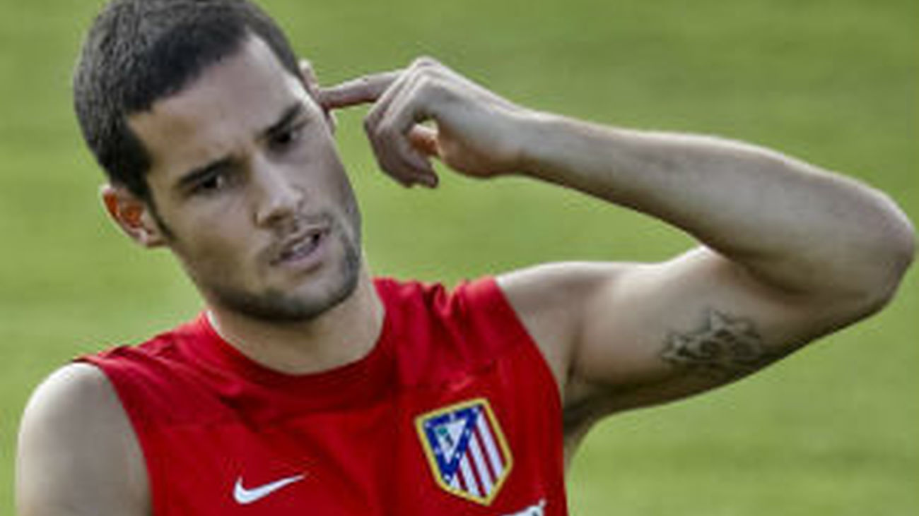 Mario Suárez, jugador del At. Madrid