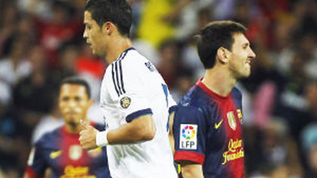 Cristiano, la cara; Messi, la cruz