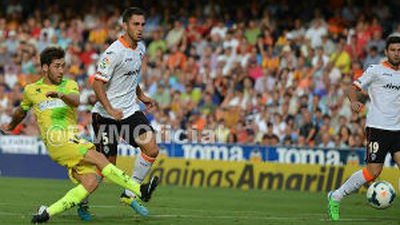 1-0. Jonas da aire al Valencia ante un Rayo que mereció más
