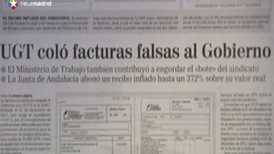 UGT engañó al Gobierno con la trama de las facturas falsas