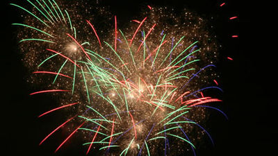 Fuegos artificiales con las cenizas de un ser querido