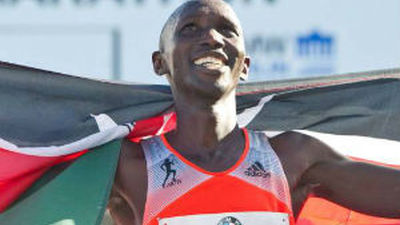 Wilson Kipsang, récord del mundo de maratón en Berlín
