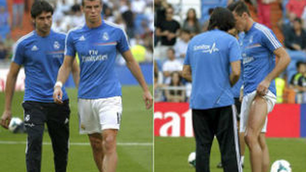 Bale sufre una contractura