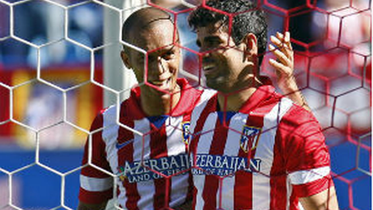 2-1. El Atlético, a ritmo de Diego Costa, gana al Celta y sigue colíder