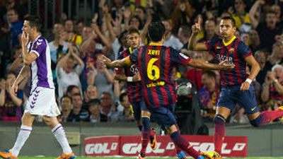 4-1. Neymar y Alexis tumban al Valladolid