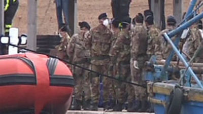 Misión militar italiana para que el "Mediterráneo deje de ser el mar de la muerte"