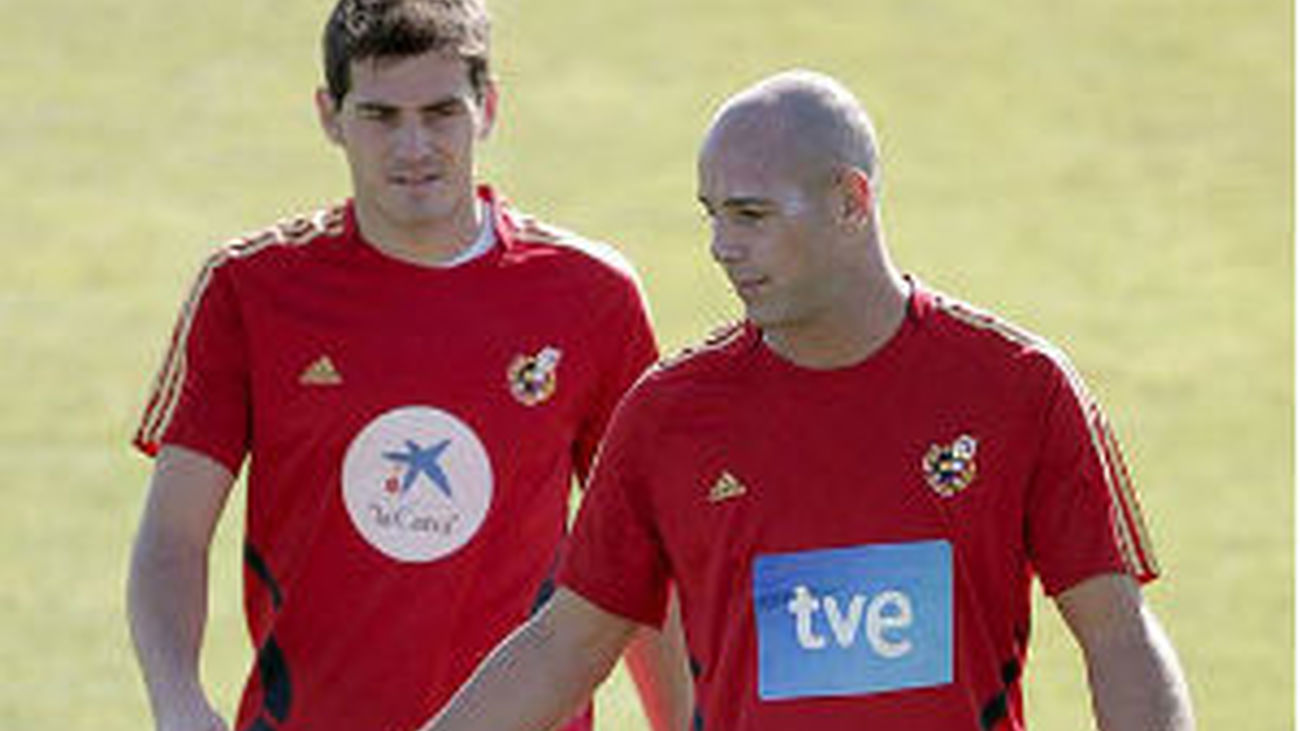 Iker Casillas y Pepe Reina