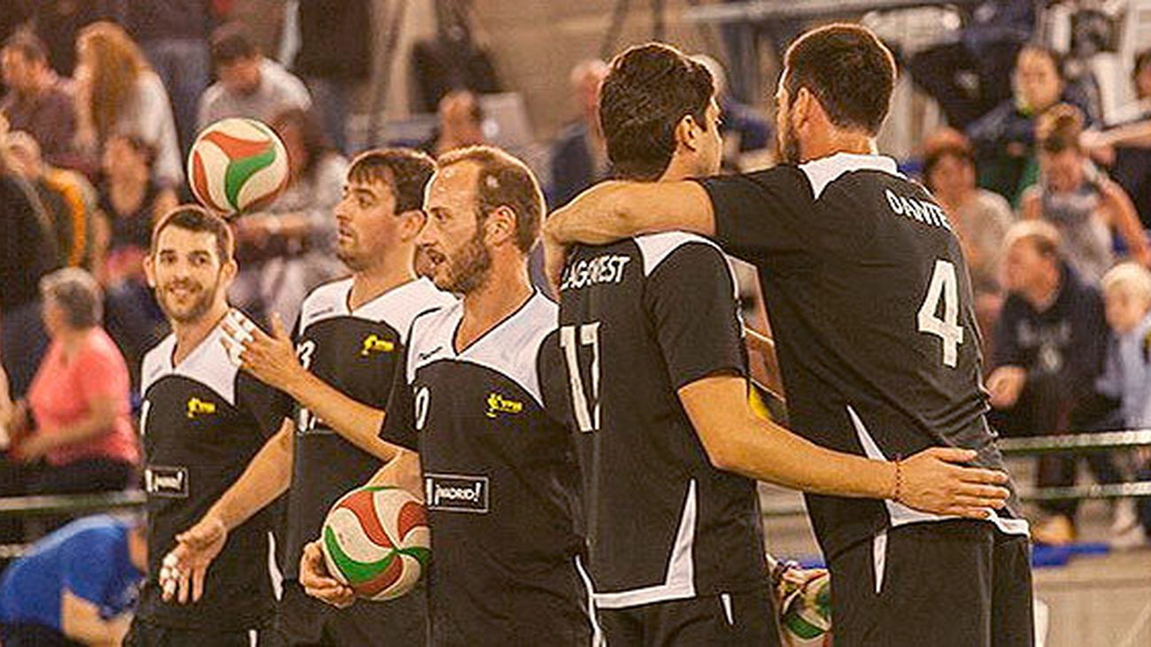 Imagen de la pasada temporada de los jugadores del VP Madrid