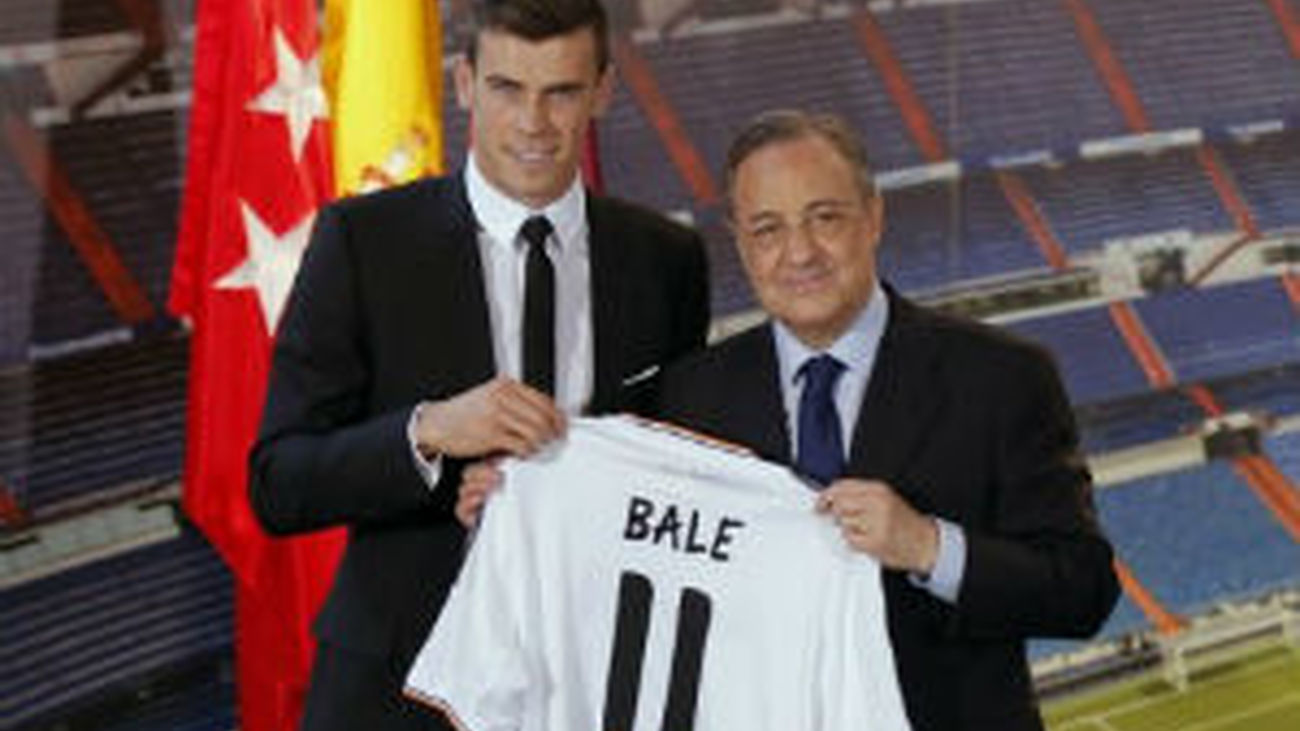 Florentino Pérez y Gareth Bale