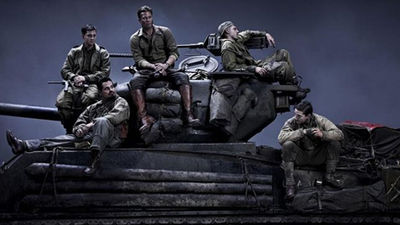 Apuñalado un especialista en el rodaje de Fury, de Brad Pitt