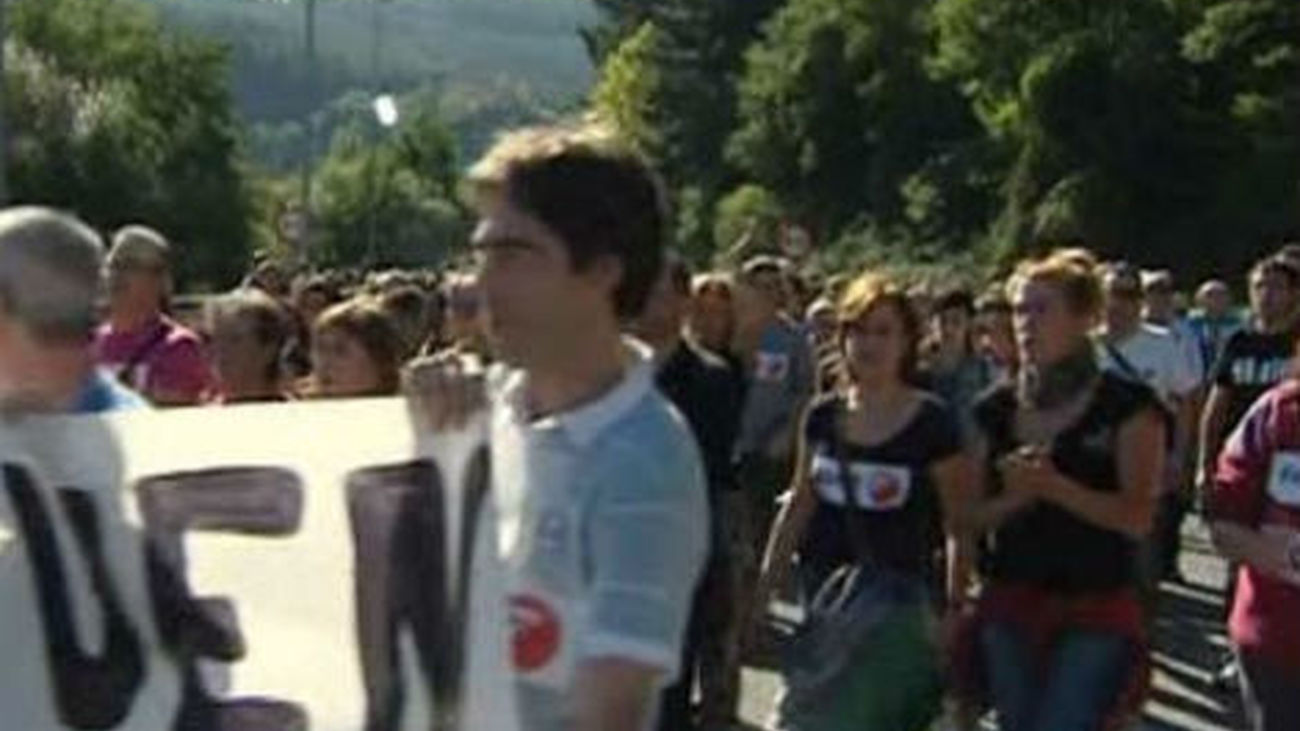 Miles de personas apoyan en Arrasate a los trabajadores de Fagor