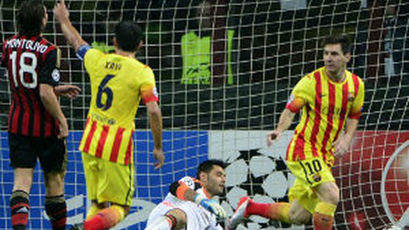 1-1. Un Barça gris saca un punto de San Siro