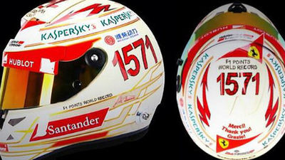 Alonso lucirá en India un casco con su récord