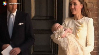 Un bautizo íntimo en Palacio para el príncipe Jorge