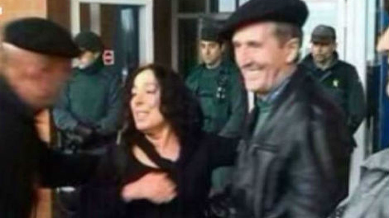 Inés del Río pasó su primera noche en libertad en Pamplona