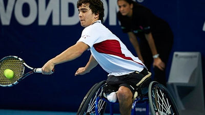 Daniel Caverzaschi, número uno español de tenis en silla de ruedas