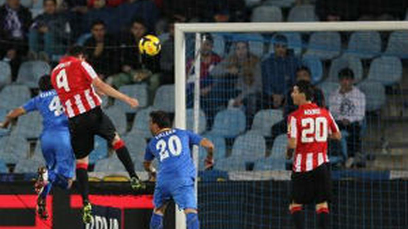 0-1. El Ath. Bilbao acaba con la racha del Getafe