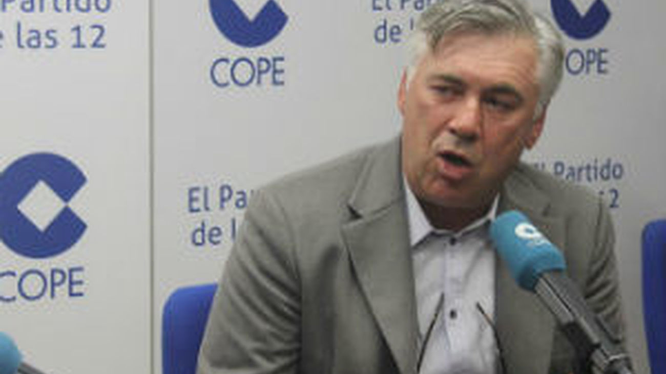 Carlo Ancelotti, en la Cadena Cope