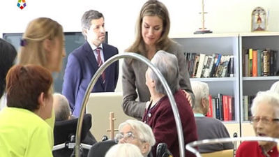 La Princesa Letizia inaugura en Toledo la residencia de mayores 'El Greco'