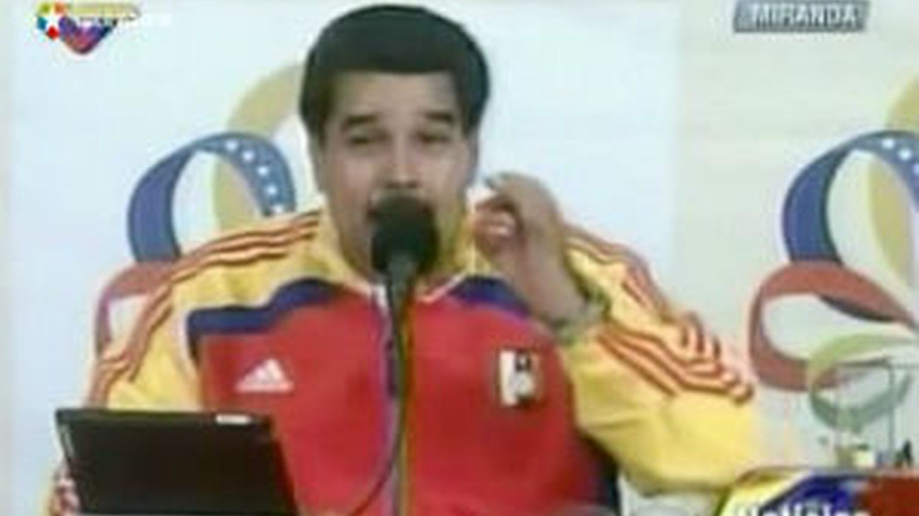 Maduro ve la cara de Cháves