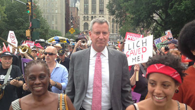 El demócrata Bill de Blasio, elegido alcalde de Nueva York