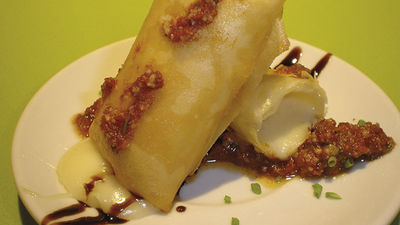 La croqueta líquida de queso de Lacaña Bar elegida la mejor tapa