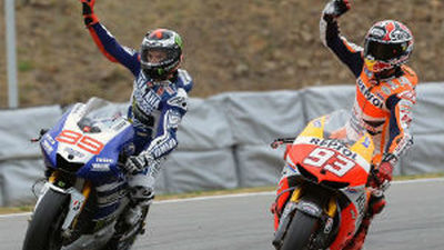 Cheste decide los duelos Márquez-Lorenzo y Salom-Rins-Viñales