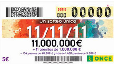 El 11/11 de la ONCE deja 11 millones de euros en Siero (Asturias)