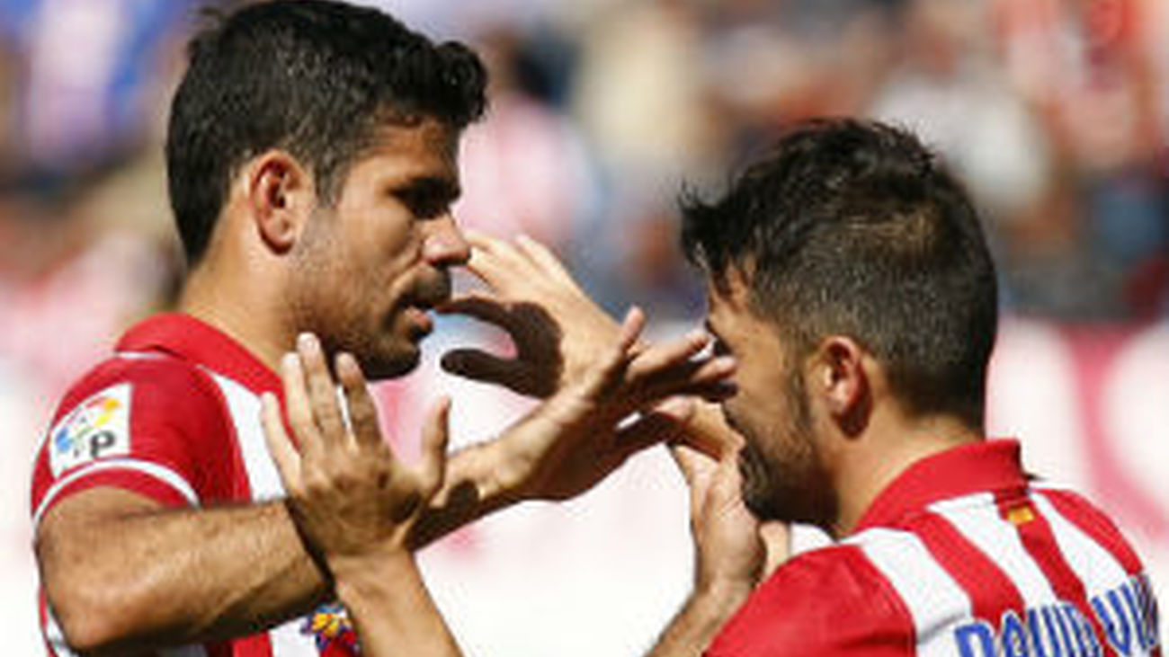 Diego Costa y David Villa