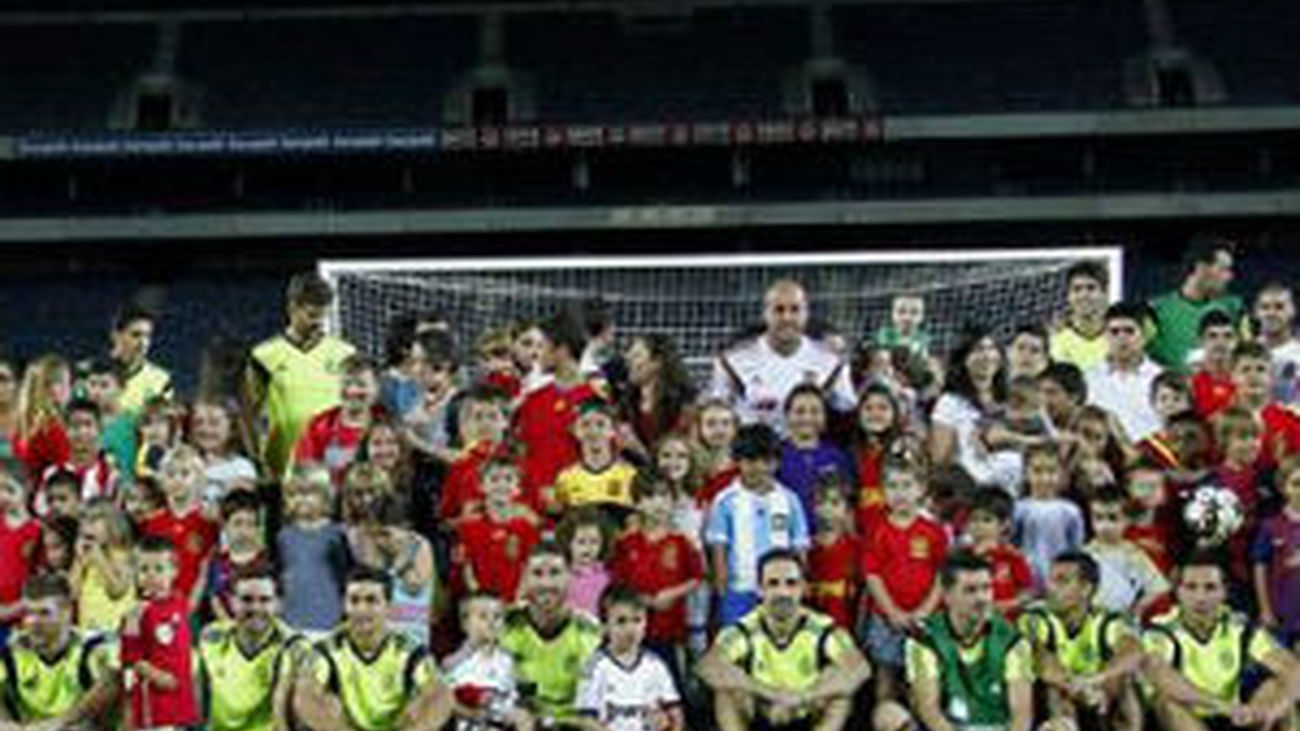 Entrenamiento en Sudáfrica... con los más pequeños