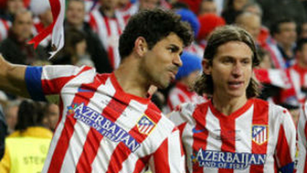 Diego Costa y Filipe Luis