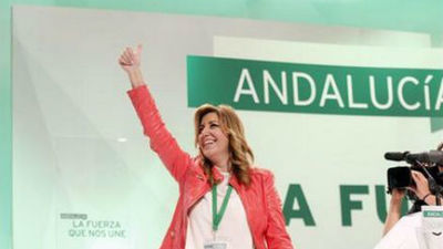 Susana Díaz abre en Andalucía el camino de un cambio generacional en el PSOE