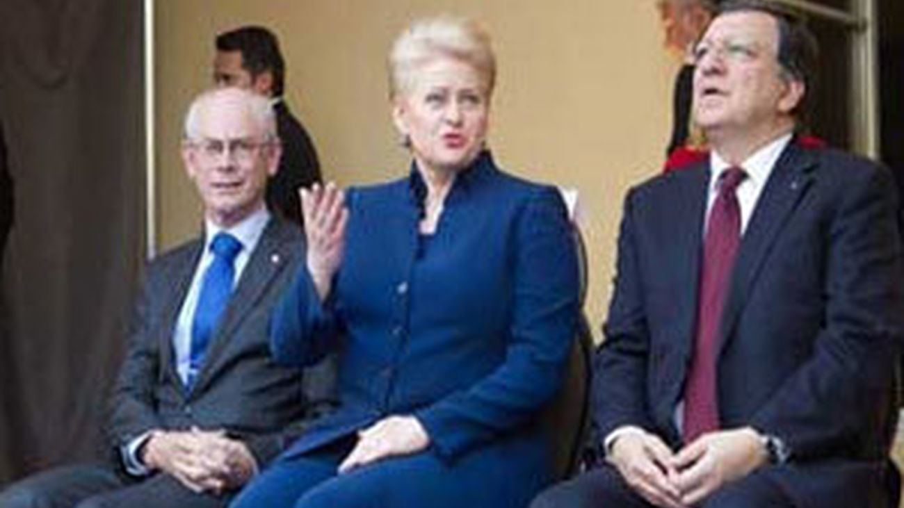 Van Rompuy, Grybauskaité y Barroso