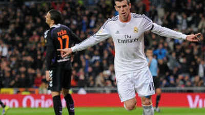 4-0. Bale se disfraza de Cristiano contra el Valladolid