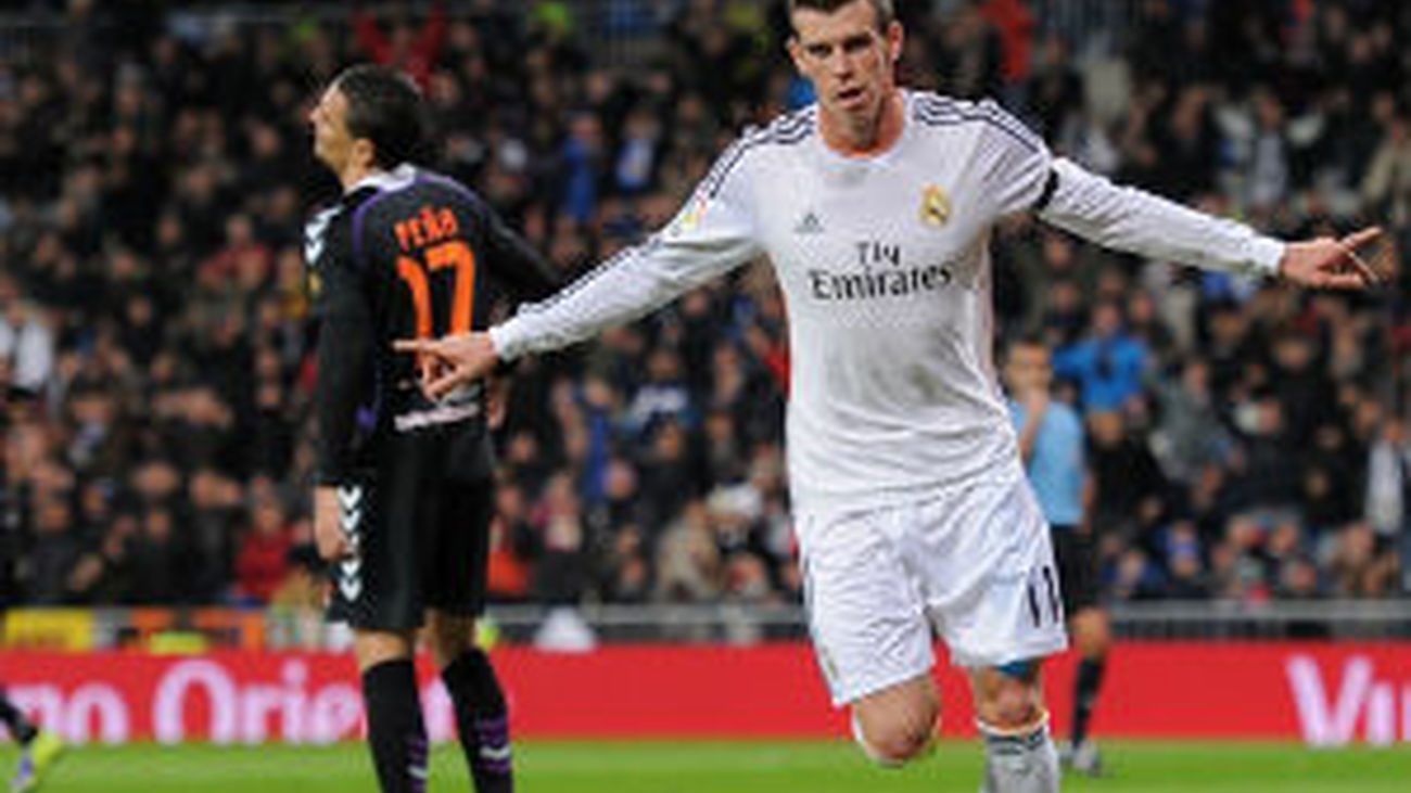4-0. Bale se disfraza de Cristiano contra el Valladolid