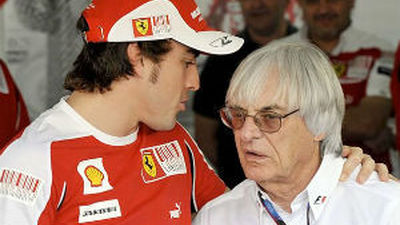Ecclestone, decepcionado con Fernando Alonso