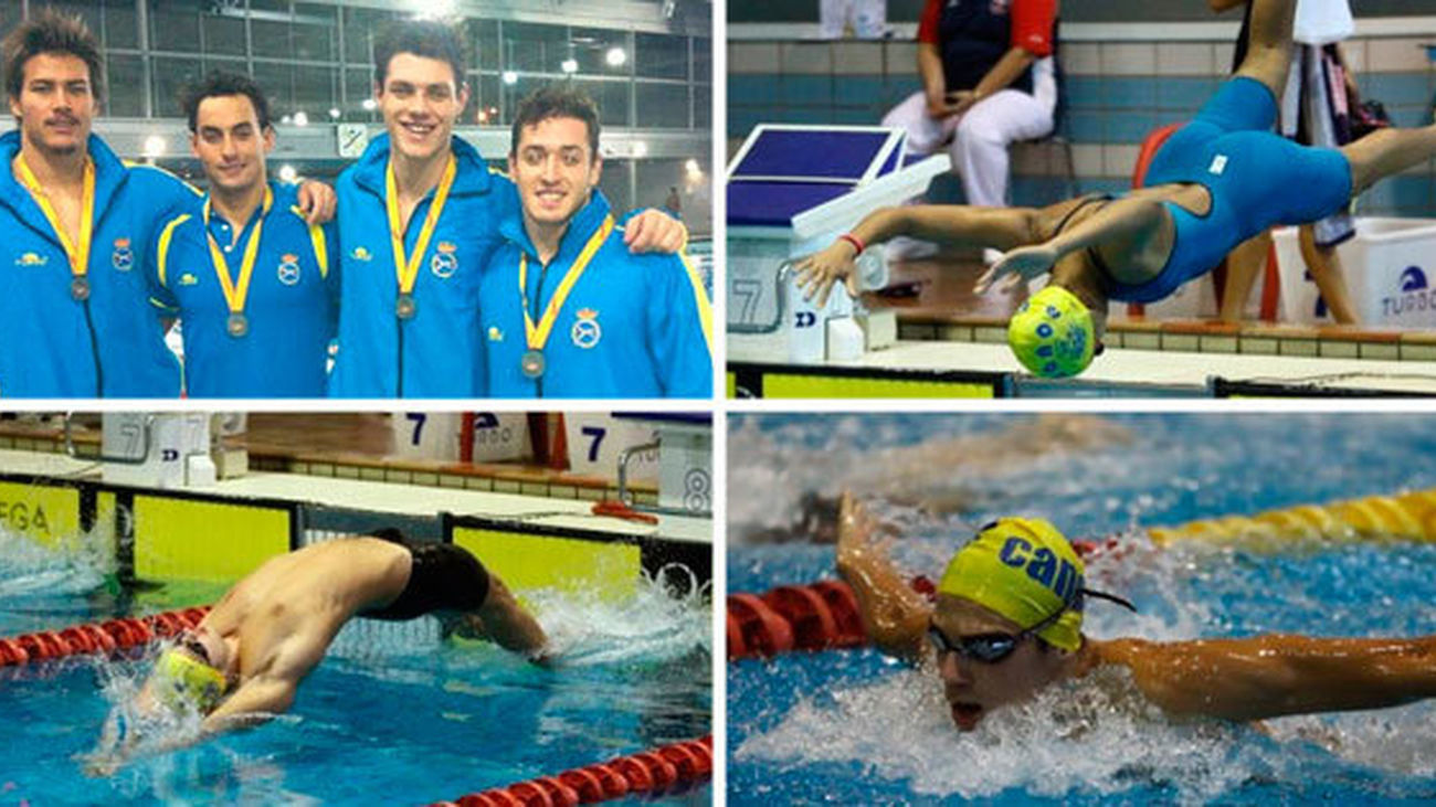 Algunos momentos destacados de los chicos del Canoe en el Campeonato de España
