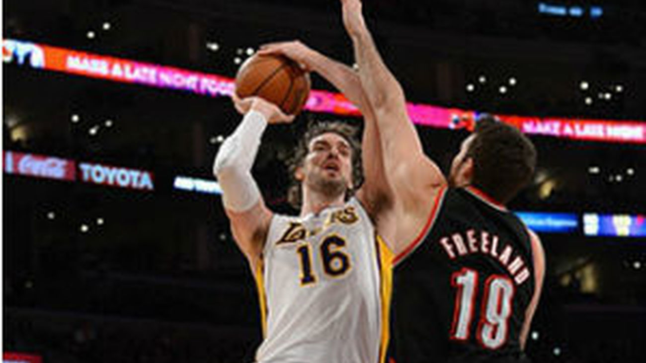 Pau Gasol, ante los Blazers
