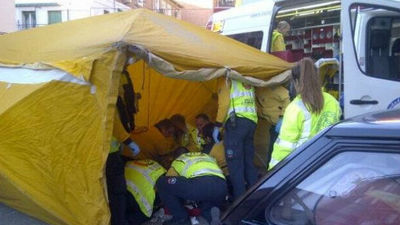 Un joven de 20 años muere al incendiarse un sótano en Puente de Vallecas