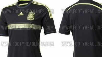 La segunda camiseta de España en Brasil será negra