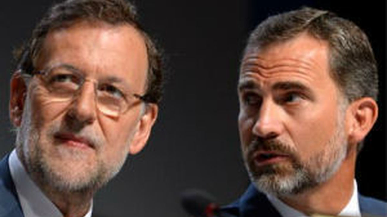 Rajoy y el Príncipe Felipe