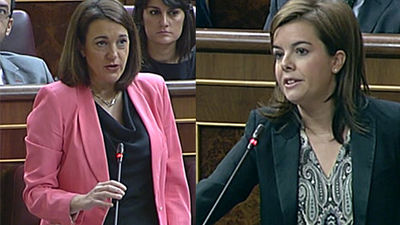 Sáenz de Santamaría contrapone la nueva Ley Seguridad a los métodos de Rubalcaba en Interior