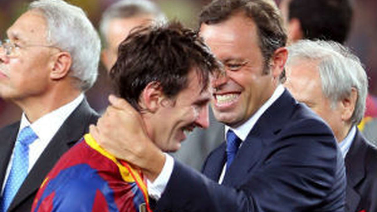 Messi y Rosell