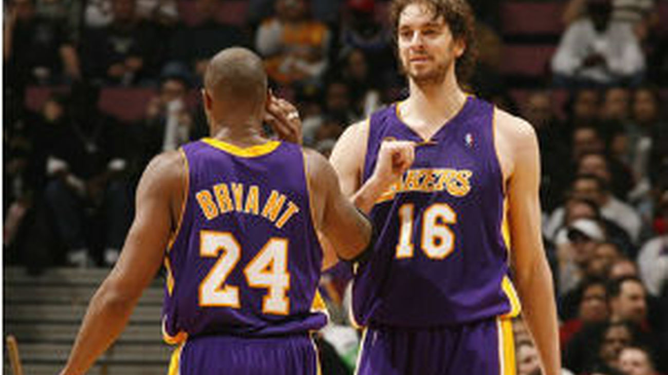 Pau Gasol y Kobe Bryant
