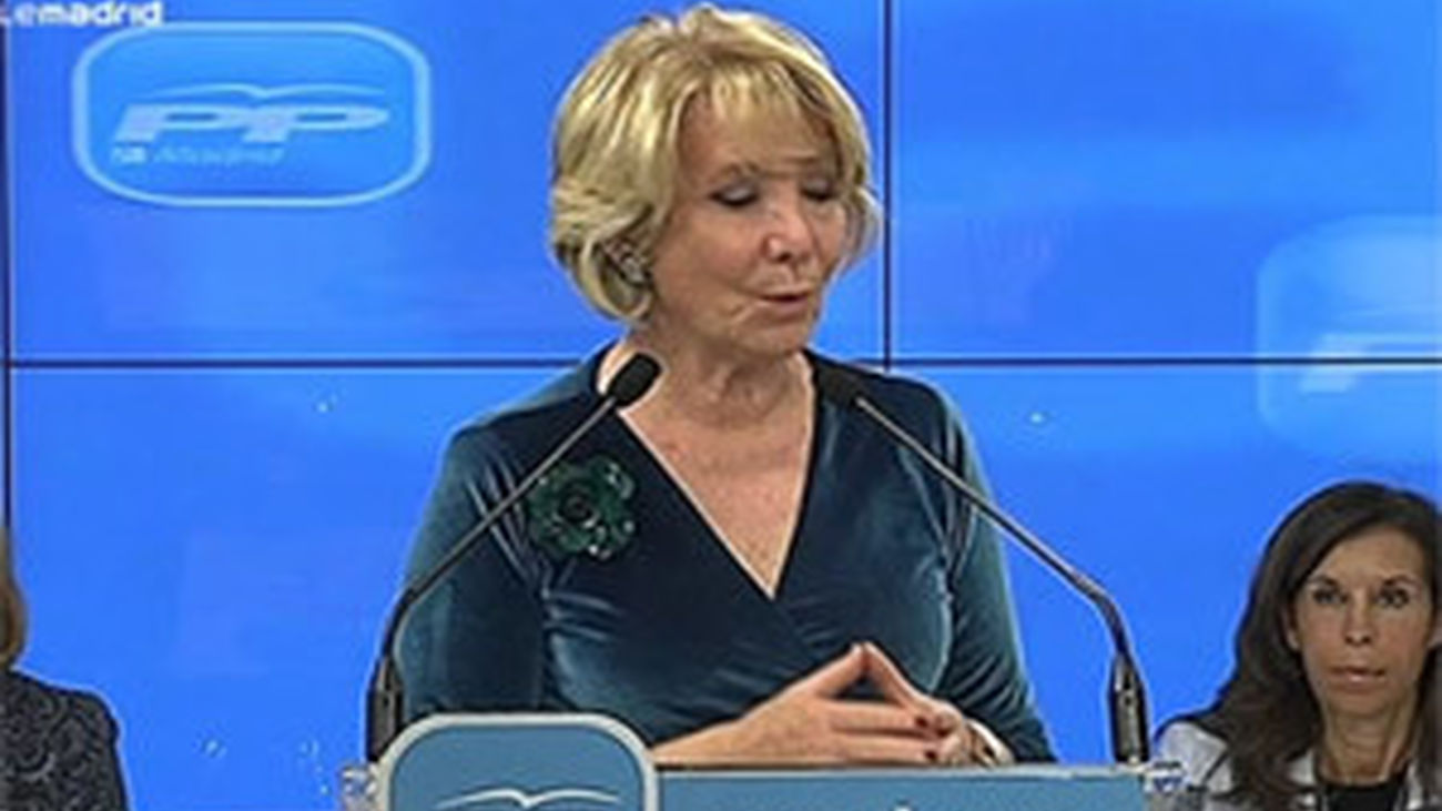 Aguirre anima a enfrentarse al secesionismo catalán con "prudencia y diálogo"