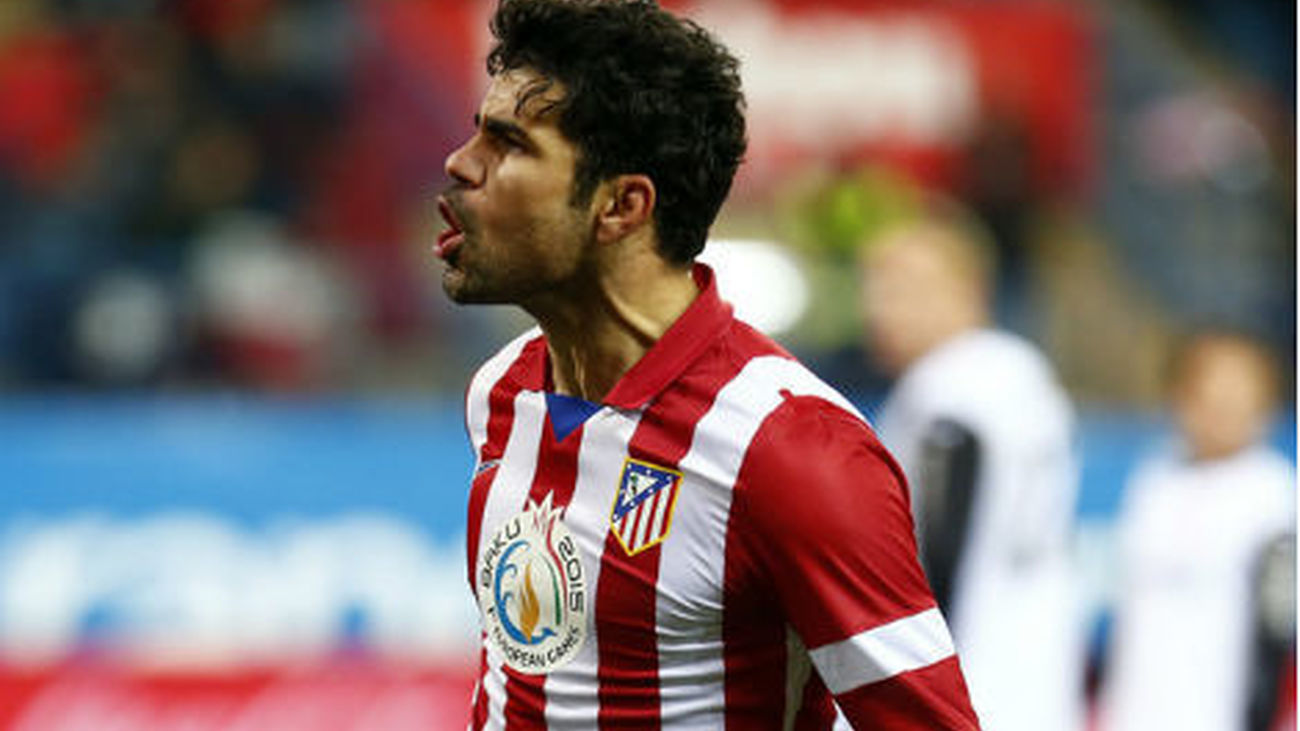 3-0. Diego Costa pone al Atlético al borde del liderato